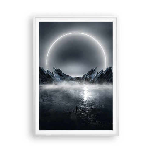 Poster in cornice bianca - La fine del racconto - 70x100 cm