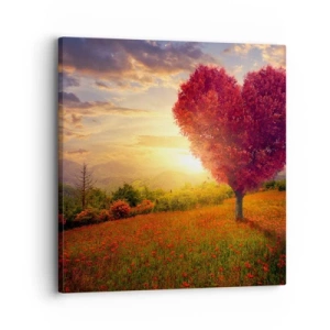 Quadro su tela - Stampe su Tela - Ti prende al cuore - 30x30 cm
