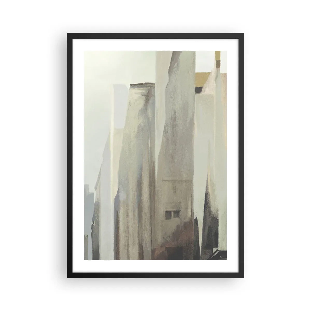 Poster in cornice nera - Sogno sulla città - 50x70 cm