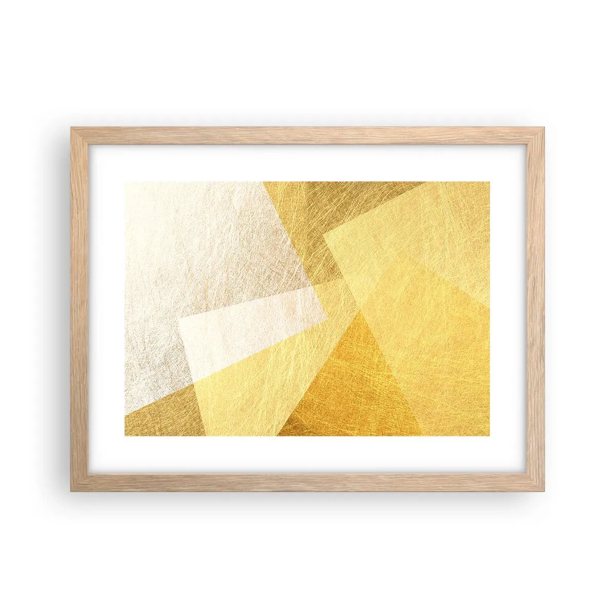 Poster in cornice rovere chiaro - La pace della geometria - 40x30 cm
