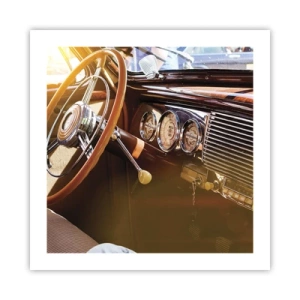 Poster - Un soffio di lusso dal passato - 50x50 cm