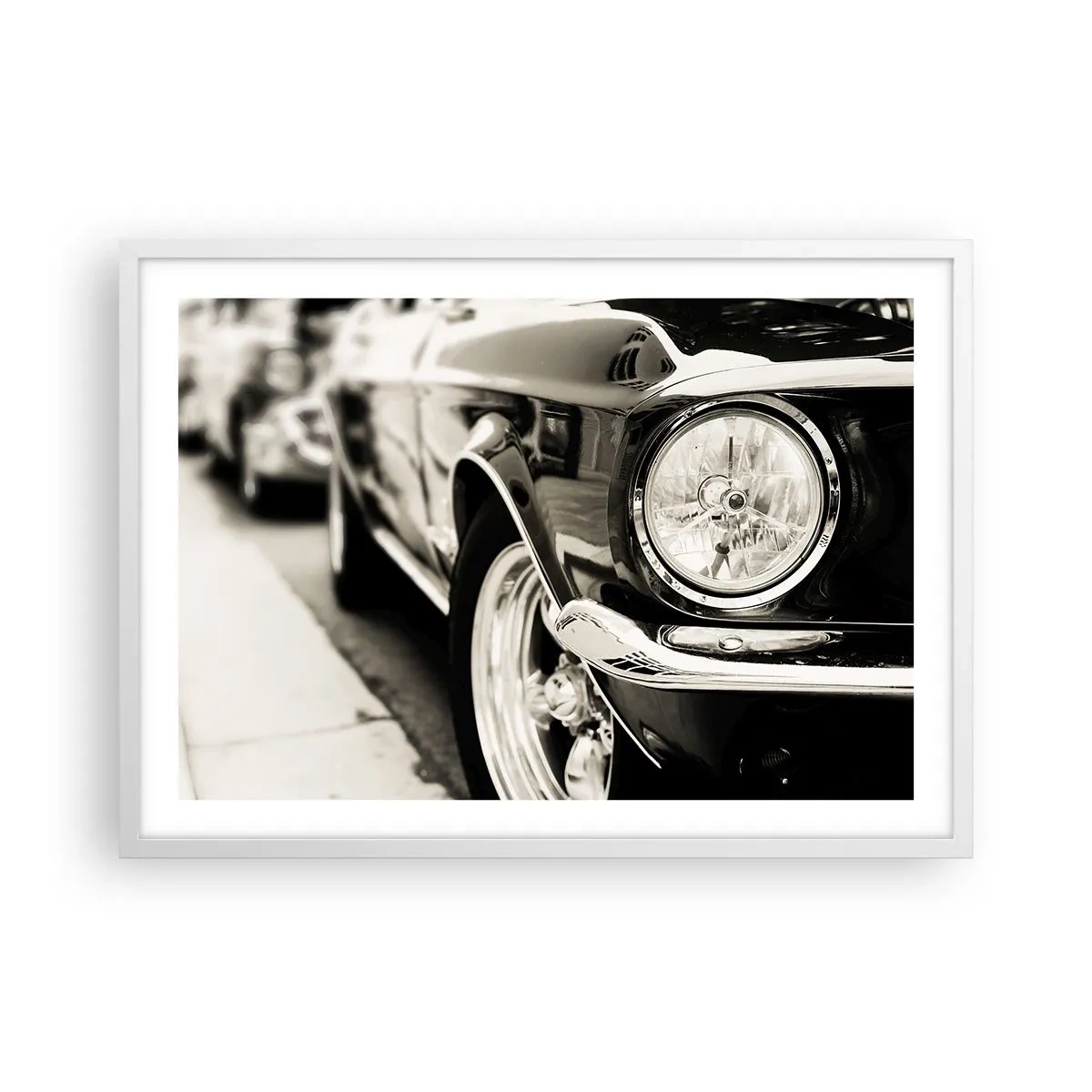 Poster in cornice bianca - Bellezza intramontabile - 70x50 cm