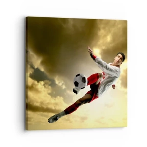 Quadro su tela - Stampe su Tela - Il cielo del calcio - 30x30 cm