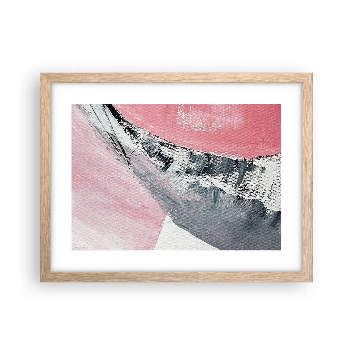 Poster in cornice rovere chiaro - Composizione abbinata - 40x30 cm