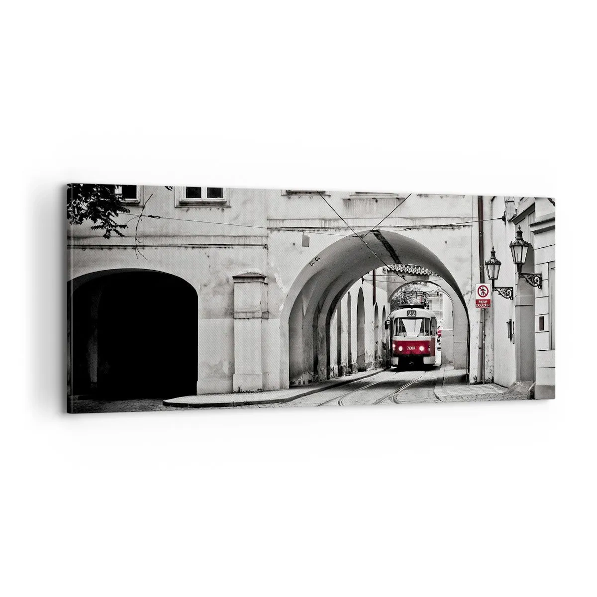 Quadro su tela - Stampe su Tela - Attraverso il labirinto cittadino - 100x40 cm