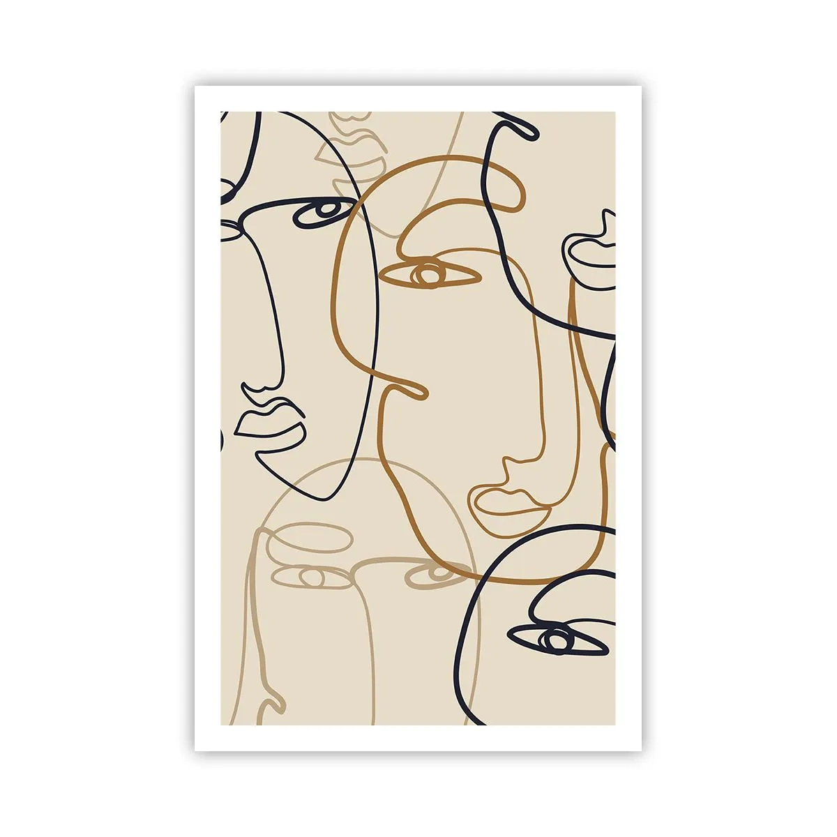 Poster - Ritratto multiplo - 61x91 cm