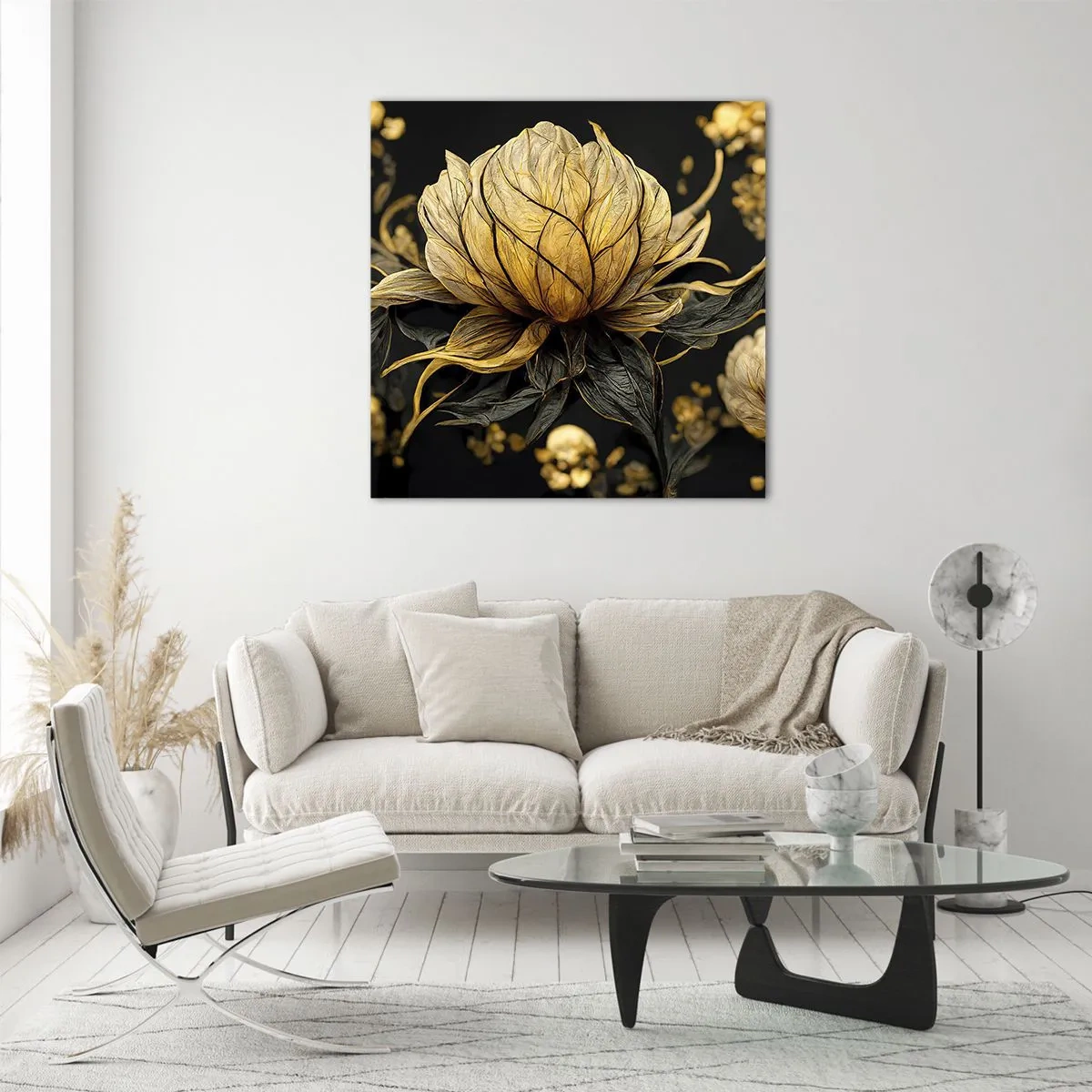 Quadro su vetro - Delicata fragilità - 60x60 cm