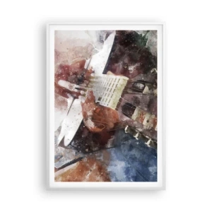 Poster in cornice bianca - E tu che ne pensi? - 70x100 cm