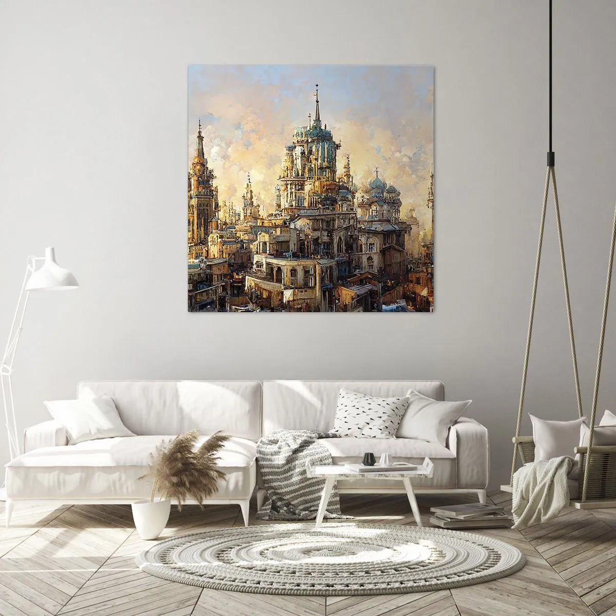 Quadro su tela - Stampe su Tela - La città delle città - 40x40 cm