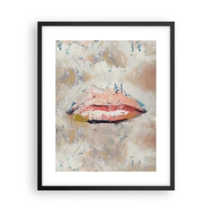 Poster in cornice nera - Risveglia i sensi - 40x50 cm