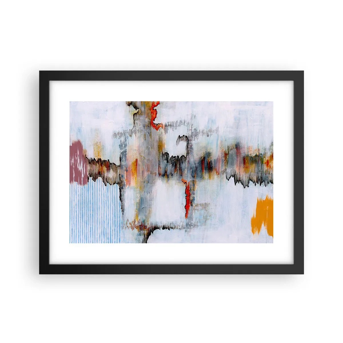 Poster in cornice nera - Scritto sull'acqua - 40x30 cm