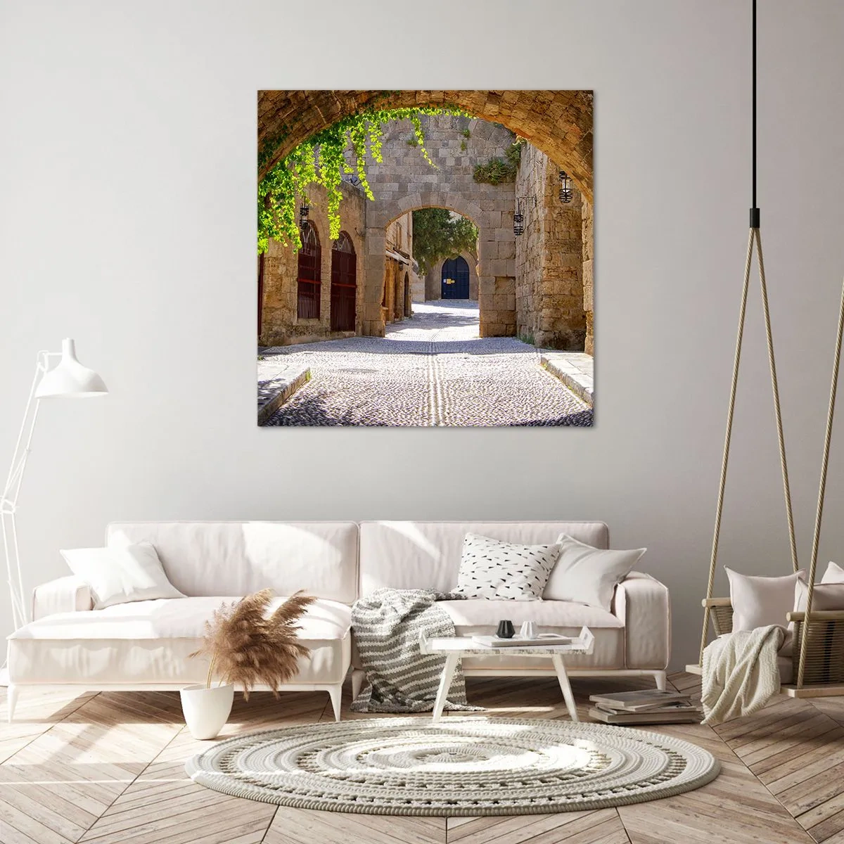 Quadro su tela - Stampe su Tela - Adesso passerà il corteo - 70x70 cm