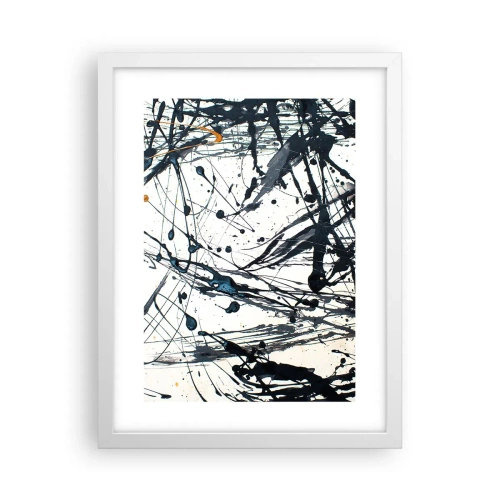 Poster in cornice bianca - Ha senso o non ha senso? - 30x40 cm