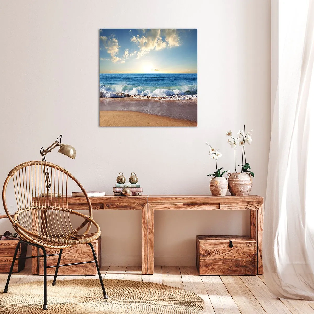 Quadro su tela - Stampe su Tela - Insieme movimento e immobilità - 40x40 cm