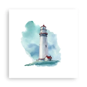 Poster - Il mite amico del blu - 30x30 cm