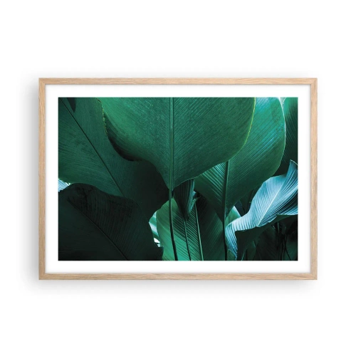 Poster in cornice rovere chiaro - Verso la luce - 70x50 cm