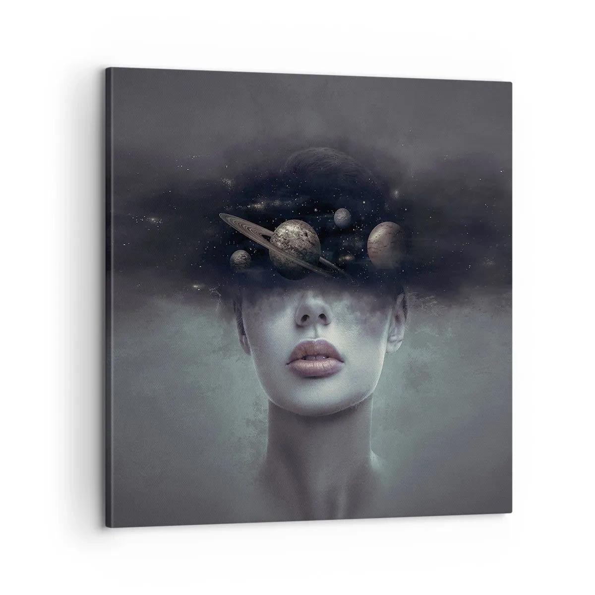 Quadro su tela - Stampe su Tela - E i pianeti folleggiano... - 60x60 cm