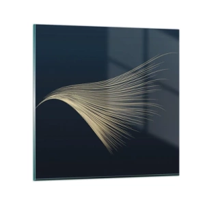 Quadro su vetro - Come un capello d'angelo - 30x30 cm