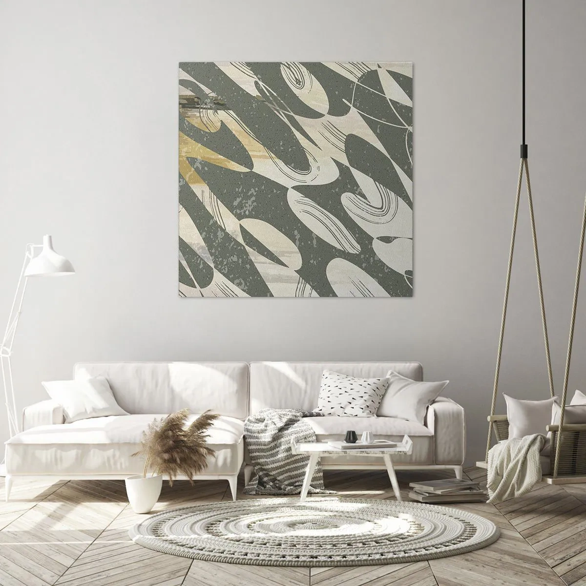 Quadro su tela - Stampe su Tela - Astrazione ritmica - 50x50 cm