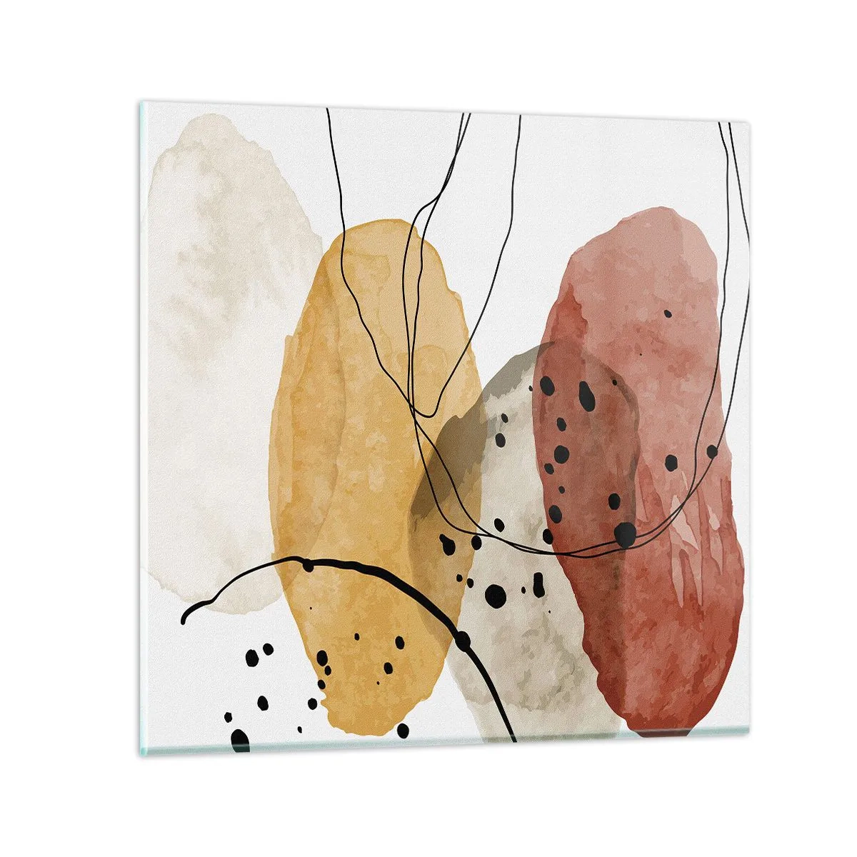 Quadro su vetro - Come aria leggera e trasparente - 30x30 cm