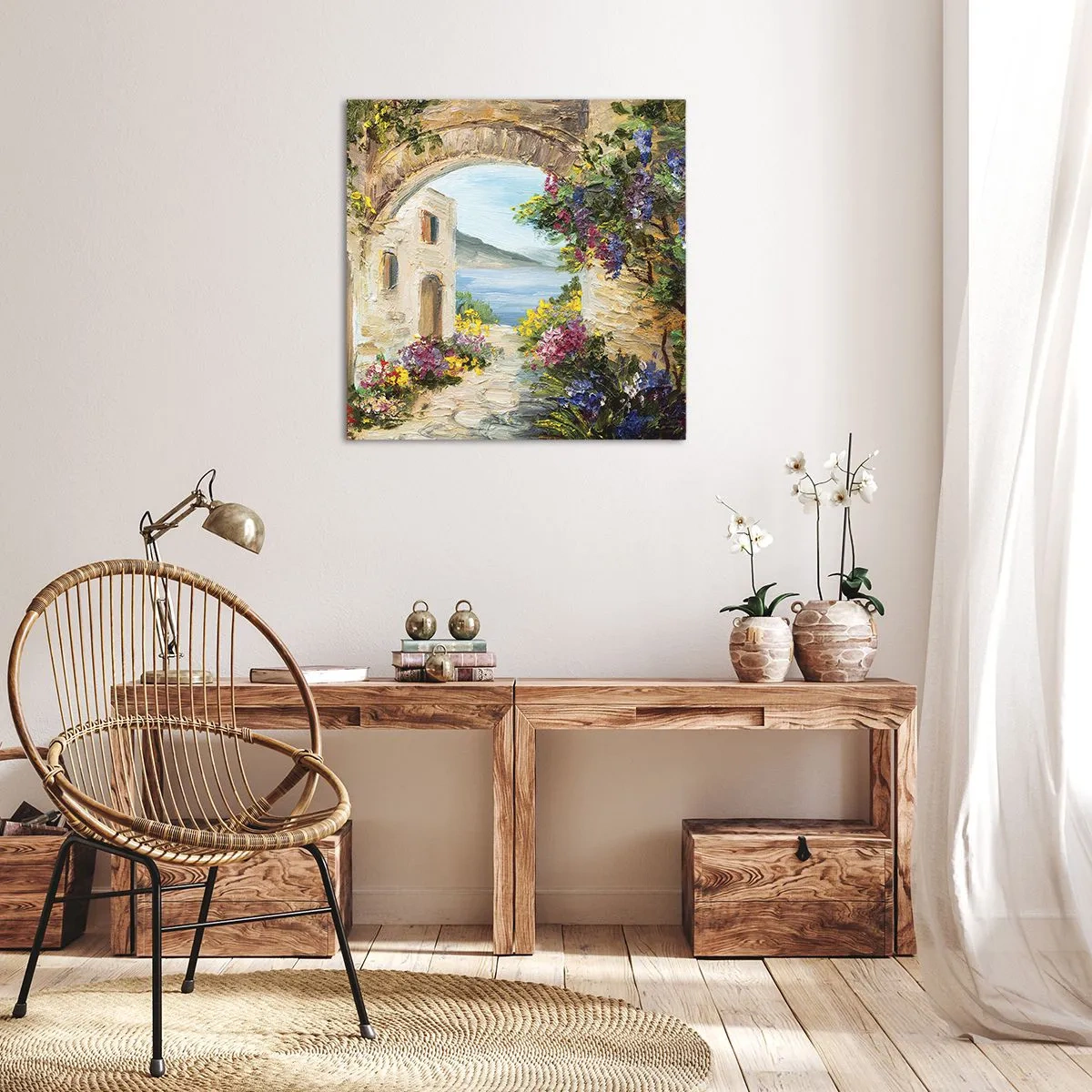 Quadro su tela - Stampe su Tela - La bellezza della provincia costiera - 30x30 cm
