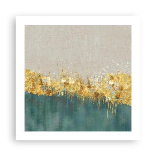 Poster - Confine dorato - 50x50 cm
