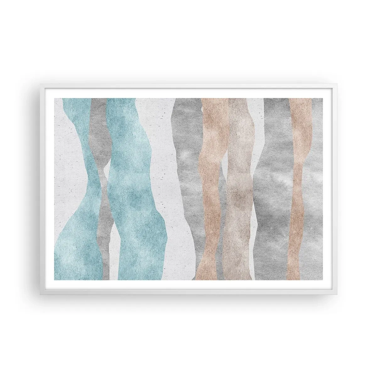 Poster in cornice bianca - Studio di prossimità - 100x70 cm