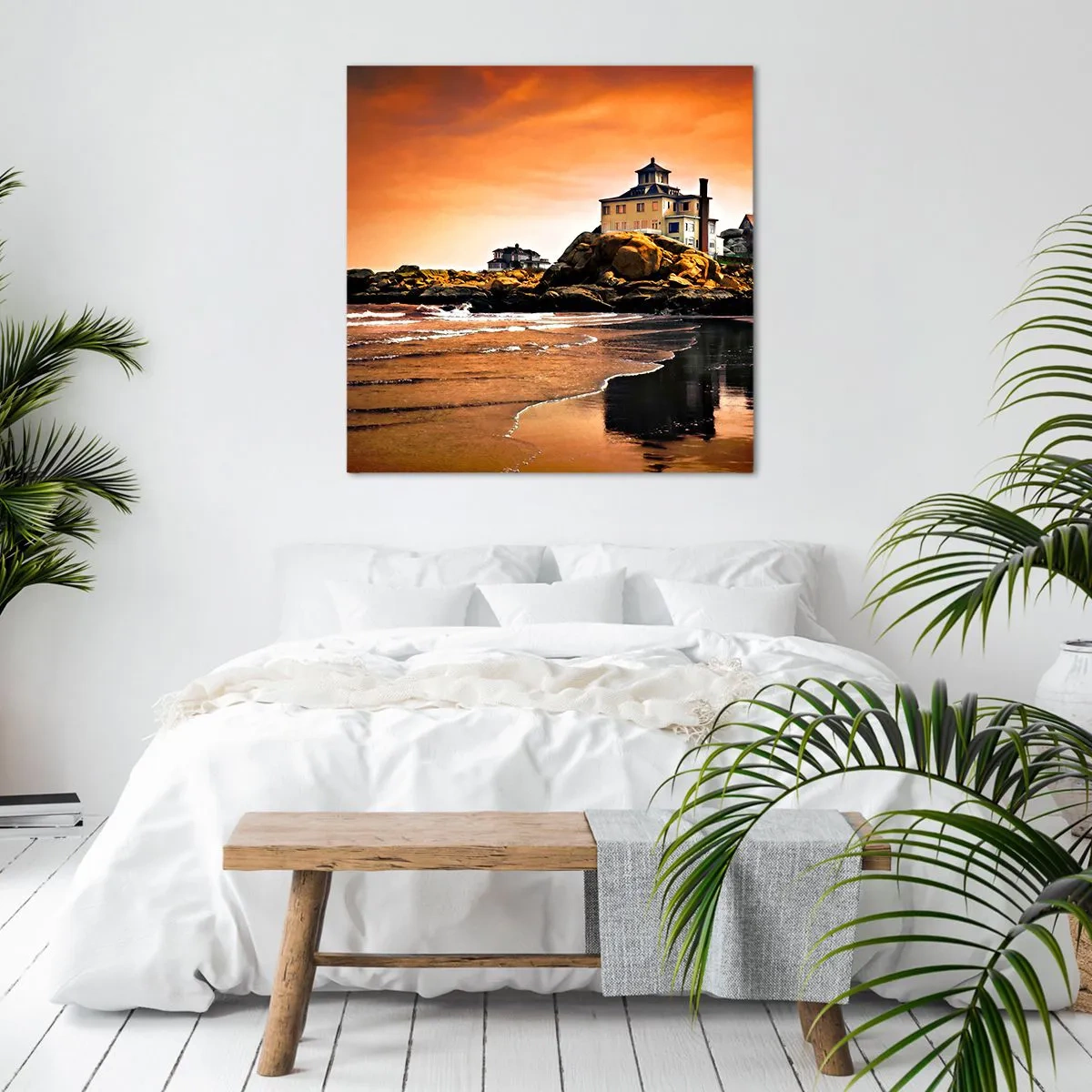 Quadro su tela - Stampe su Tela - L'eleganza della costa ovest - 40x40 cm