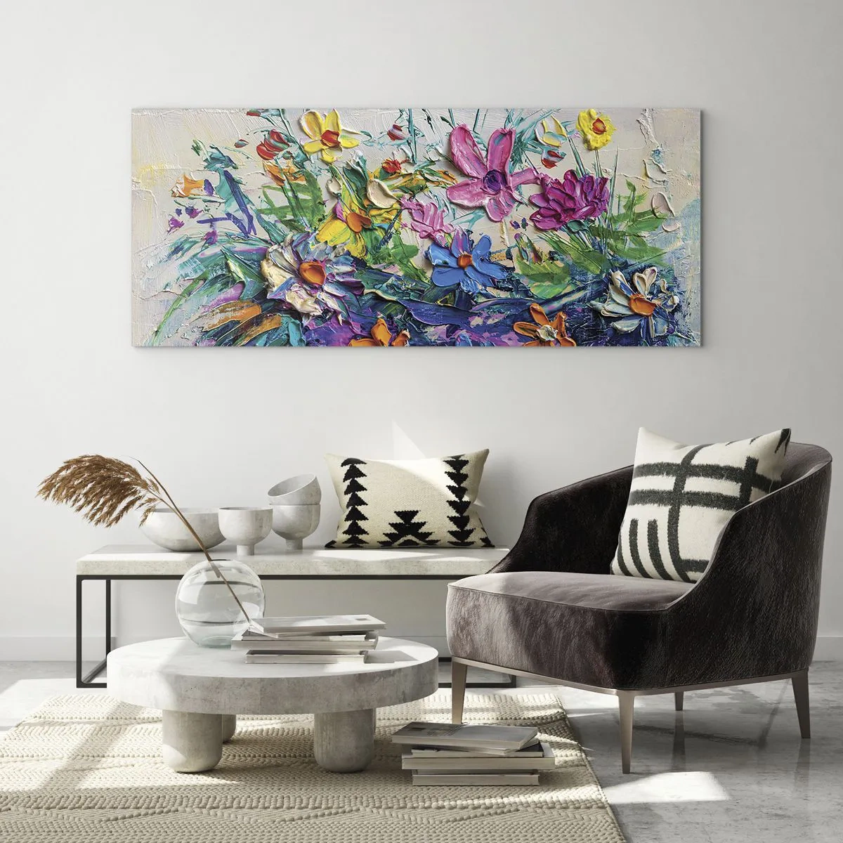 Quadro su vetro - Natura per niente morta - 100x40 cm