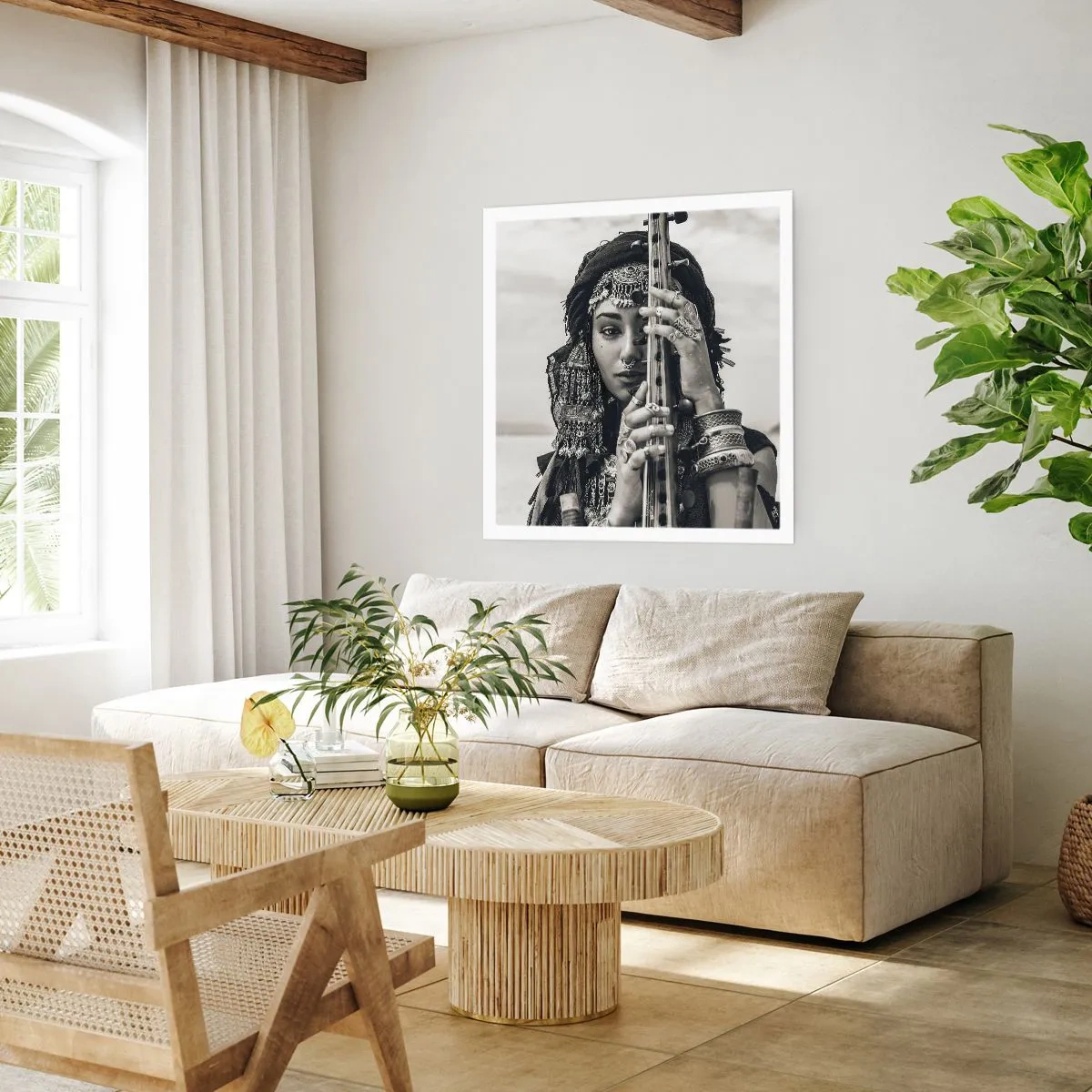 Poster - La musica dell'oriente - 30x30 cm