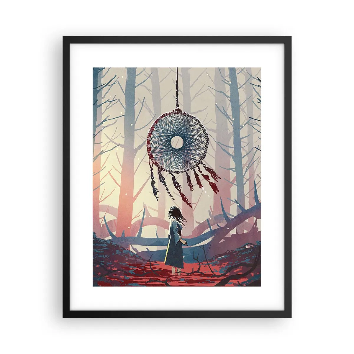 Poster in cornice nera - Il rituale segreto della felicità - 40x50 cm