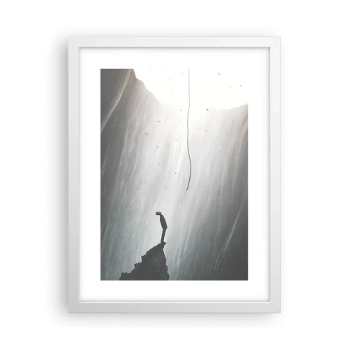 Poster in cornice bianca - C'è sempre una via d'uscita - 30x40 cm