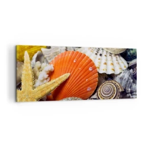 Quadro su tela - Stampe su Tela - Tesori dell'oceano - 100x40 cm