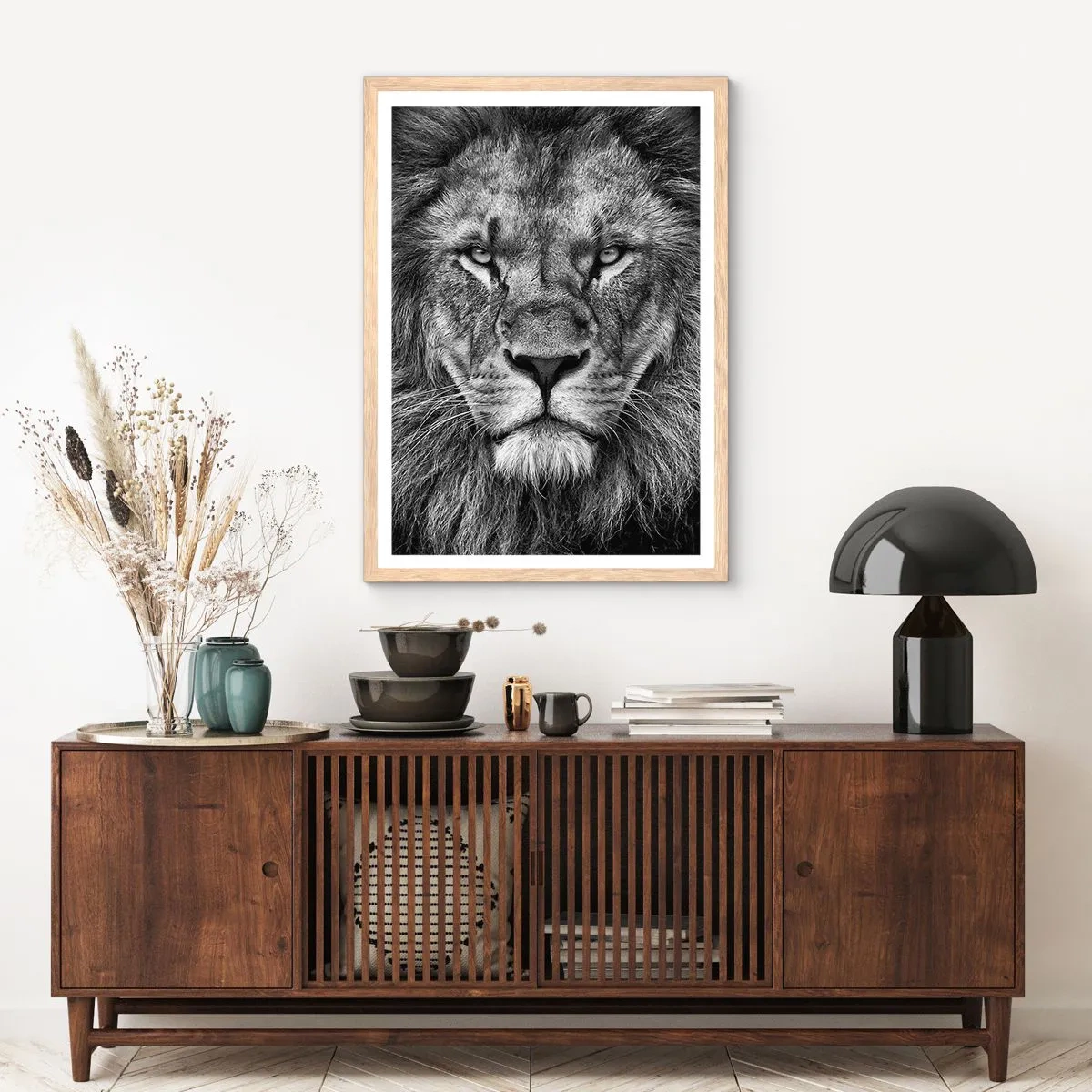 Poster in cornice rovere chiaro - Nell'abito dell'incoronazione - 30x40 cm