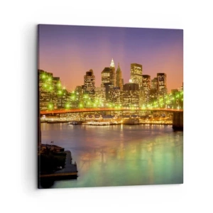 Quadro su tela - Stampe su Tela - Qui la luce non si spegne mai - 50x50 cm