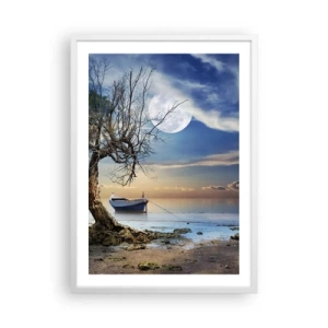 Poster in cornice bianca - È la fine o l'inizio? - 50x70 cm
