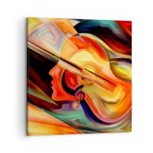 Quadro su tela - Stampe su Tela - L'armonia dei suoni - 60x60 cm