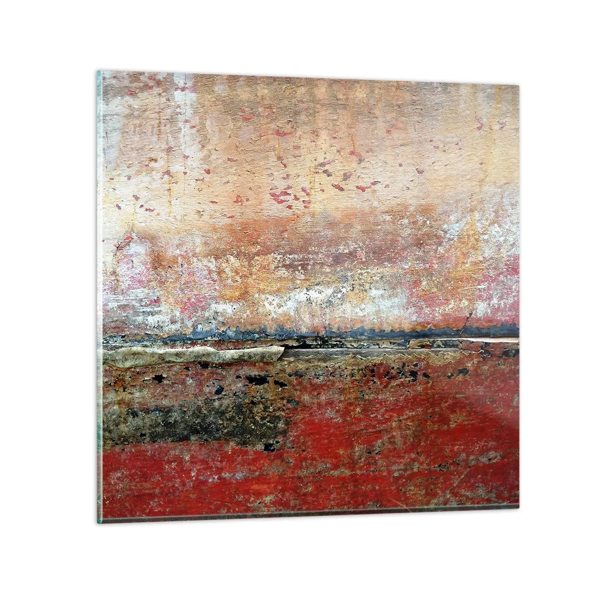 Quadro su vetro - Forse è il mare - 30x30 cm