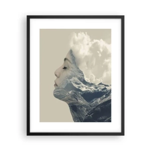 Poster in cornice nera - La bellezza degli elementi - 40x50 cm