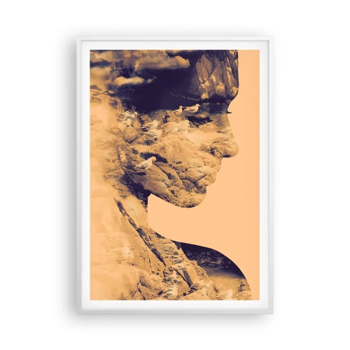 Poster in cornice bianca - Bella di natura - 70x100 cm