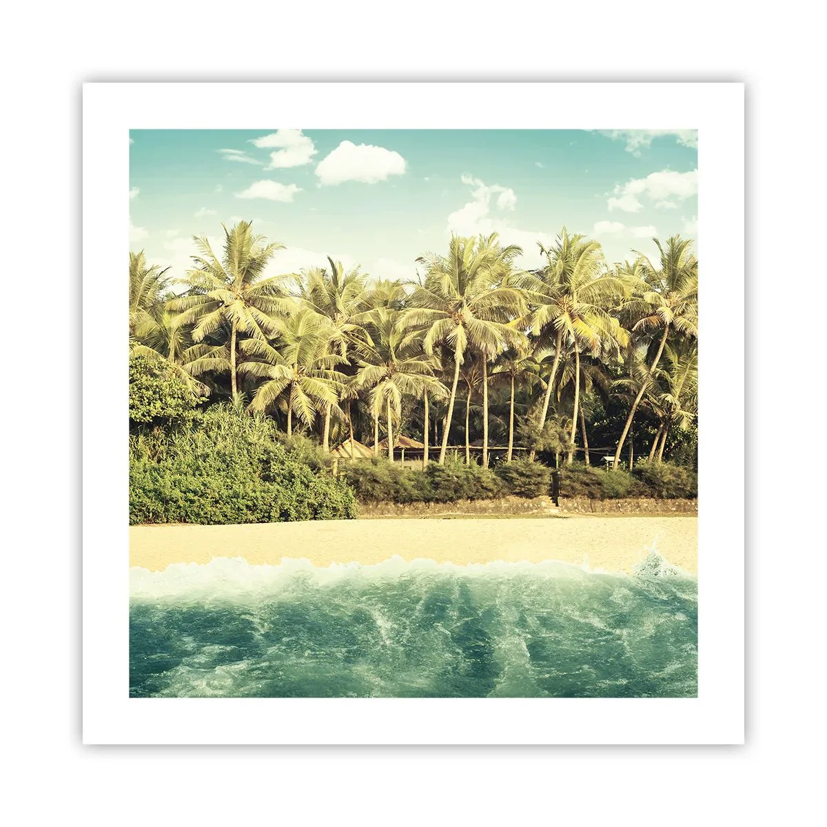 Poster - Forse qui? - 50x50 cm