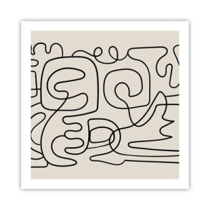 Poster - Segui il percorso - 60x60 cm