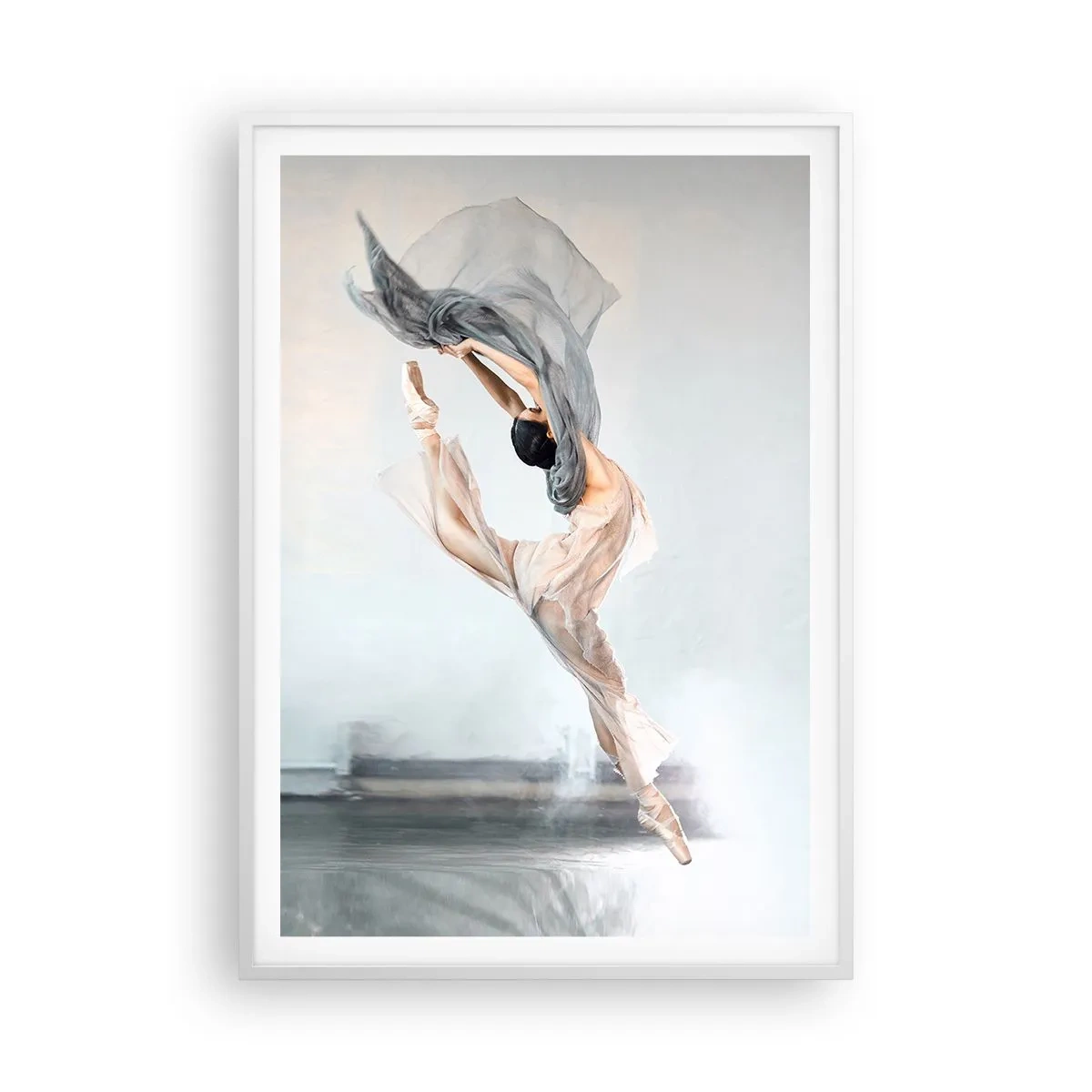 Poster in cornice bianca - Nell'estasi della danza - 70x100 cm