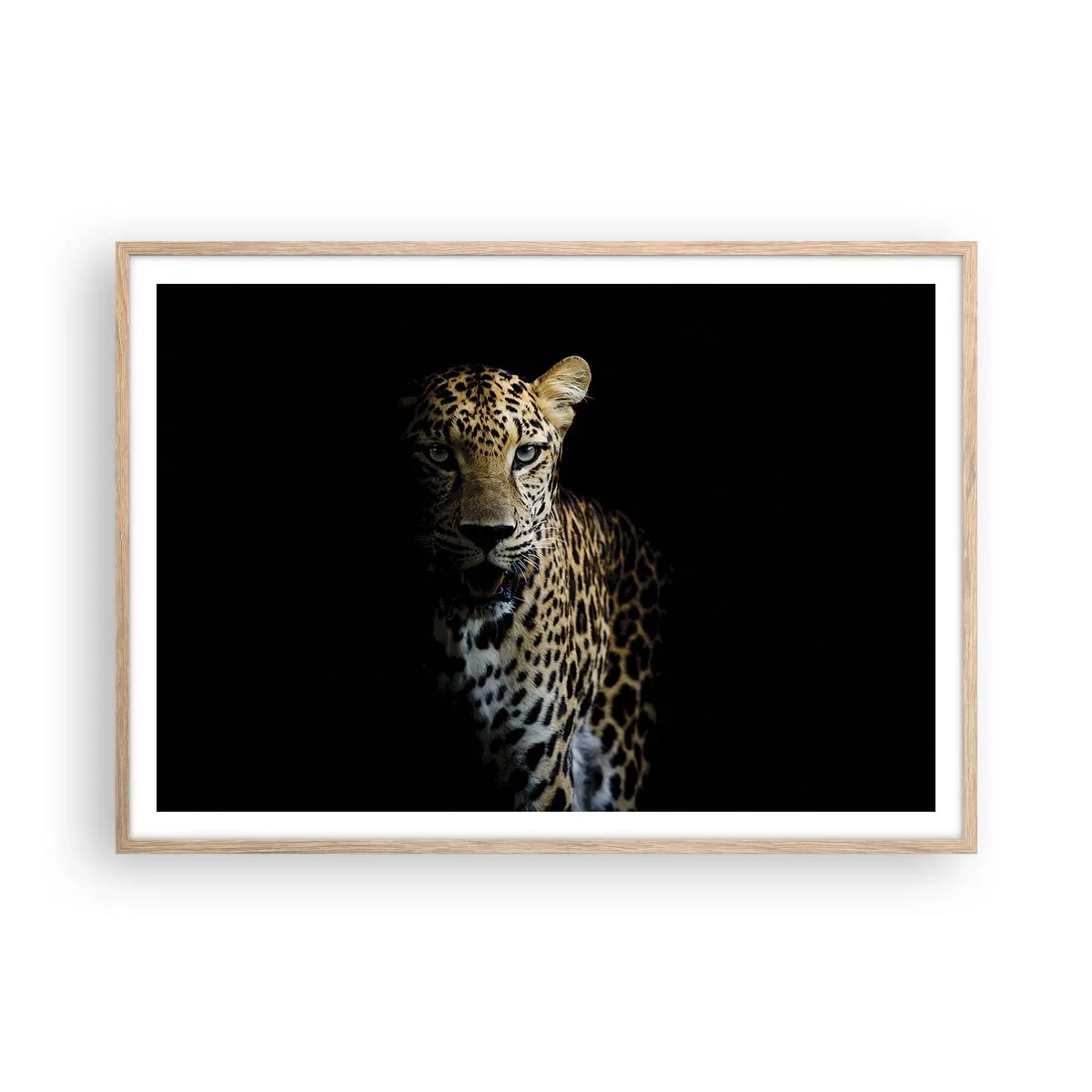 Poster in cornice rovere chiaro - Bellezza tenebrosa - 100x70 cm