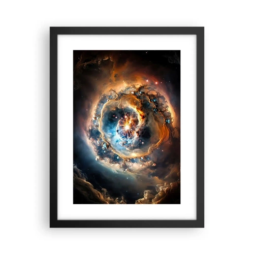 Poster in cornice nera - L'inizio - 30x40 cm