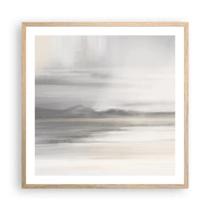 Poster in cornice rovere chiaro - Orizzonte trasognato - 60x60 cm