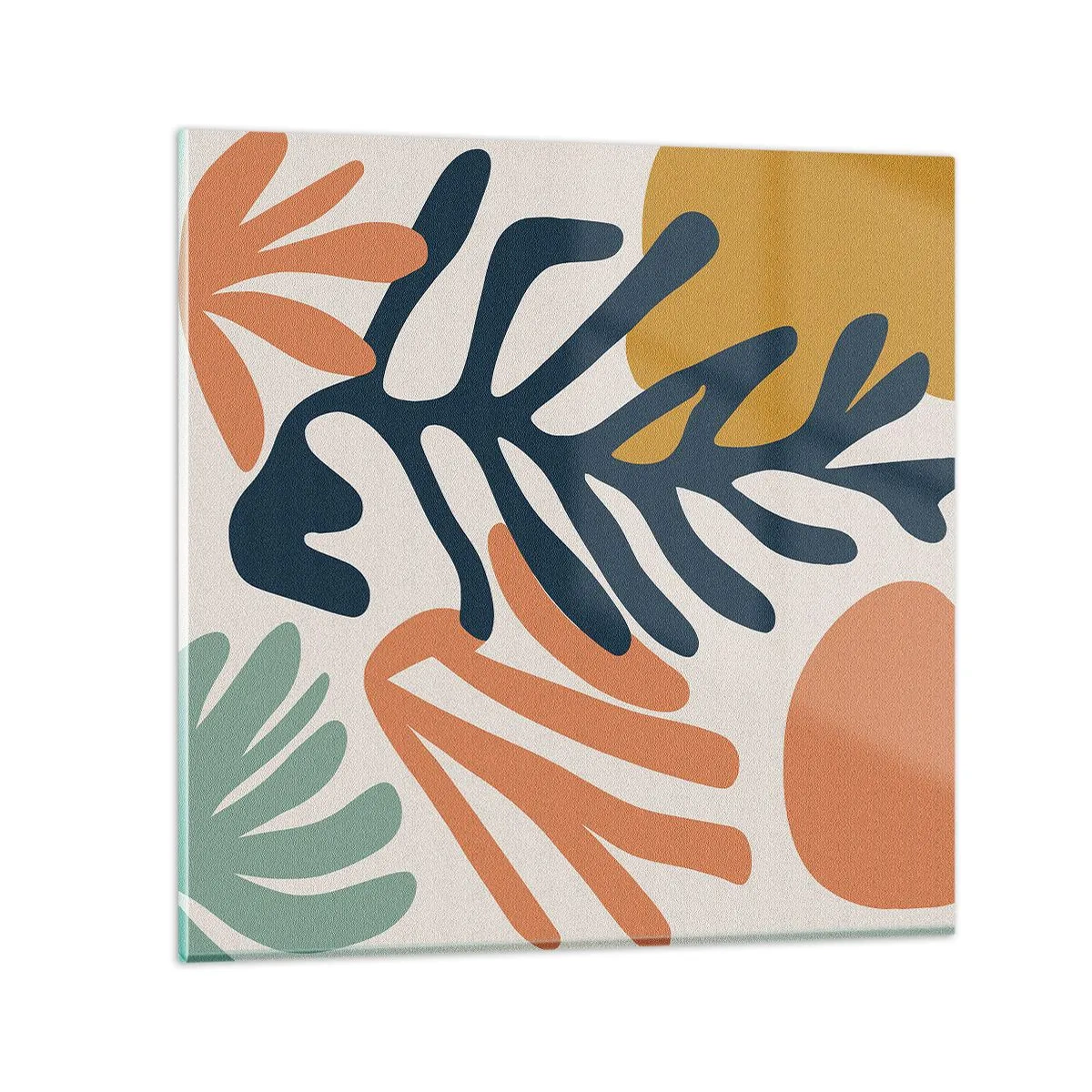 Quadro su vetro - Mare di coralli - 70x70 cm