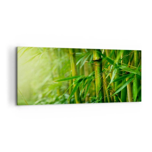 Quadro su tela - Stampe su Tela - Conoscere il verde in sé - 100x40 cm