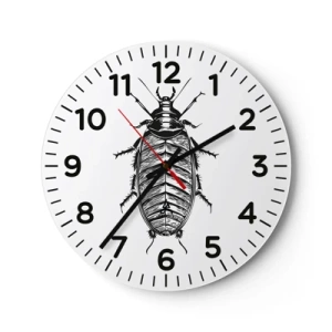 Orologio da parete - Orologio in Vetro - Che esemplare! - 40x40 cm