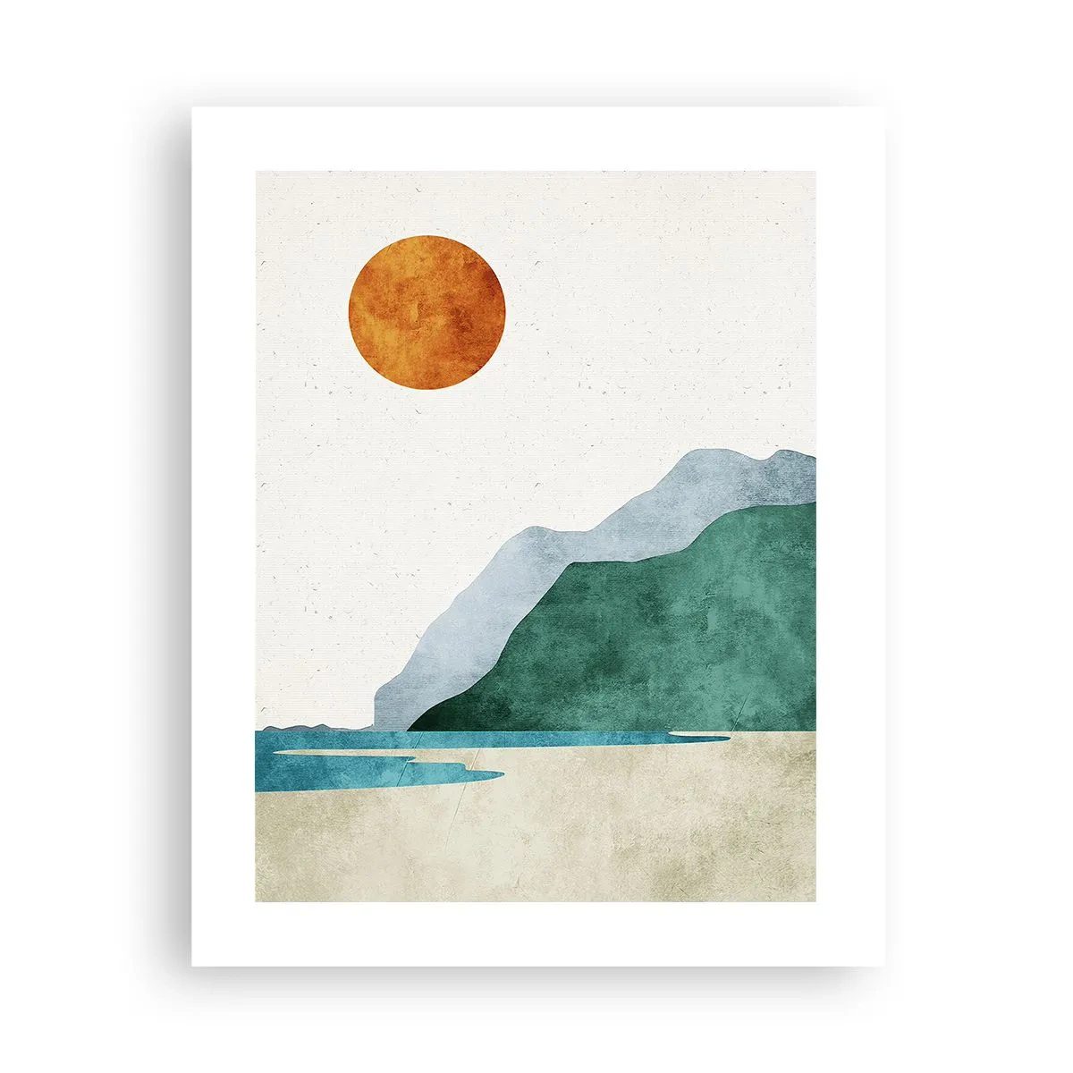 Poster - Paesaggio come si deve - 40x50 cm